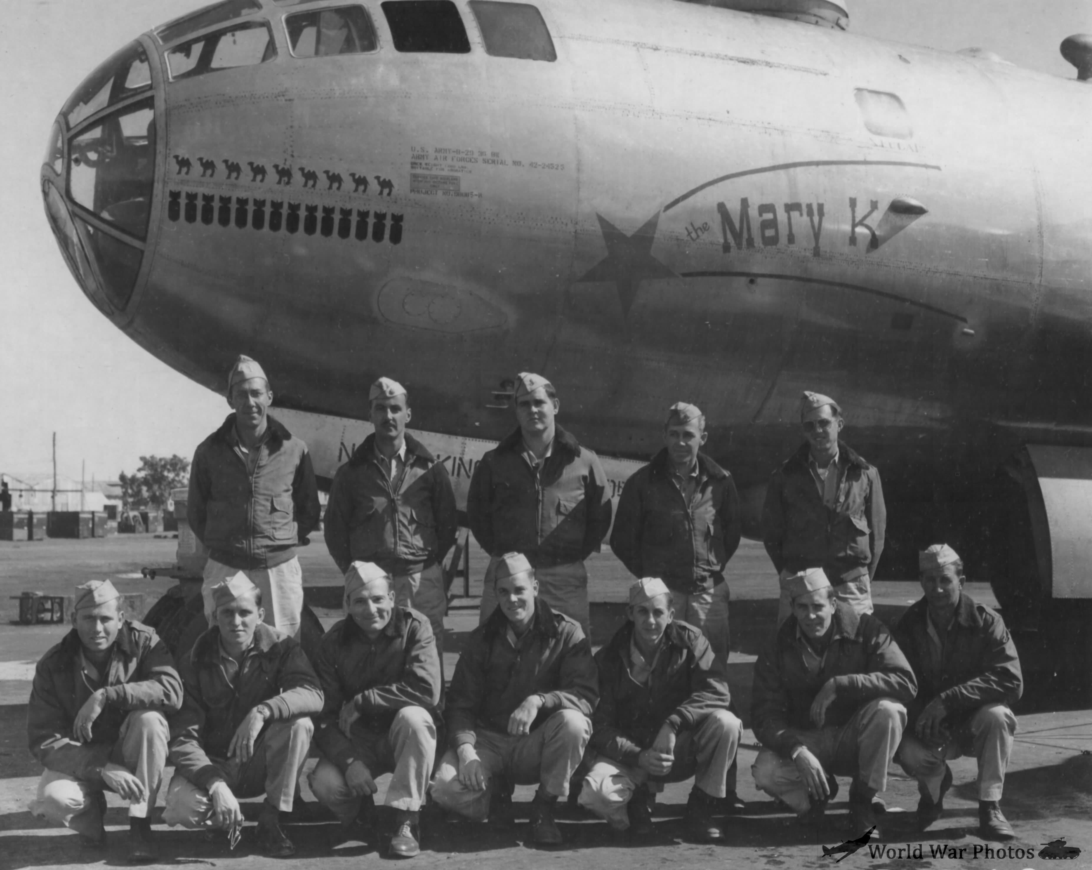 B-29 42-24525 793rd BS 468th BG The Mary K