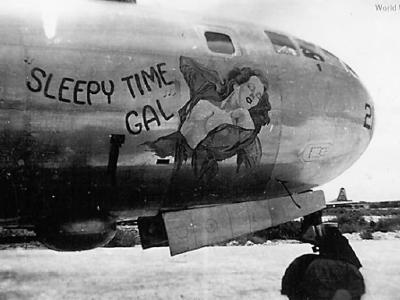 B-29 42-24620 SLEEPY TIME GAL of the 40th BG