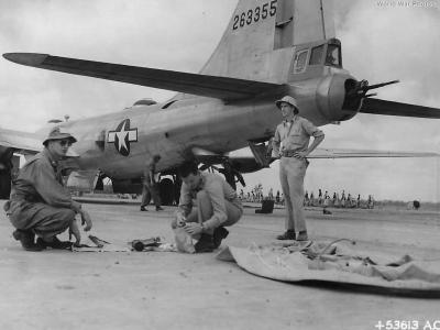 B-29 42-63355 „Bella Bortion” of the 468th BG, 793rd BS