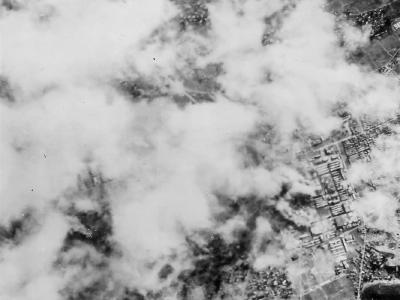 B-29 raid on Nakajima Factory Ota Japan 1945