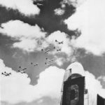 29th BG B-29s leave Guam for raid on Japan 1945