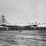 B-29 „Dinah Might” of the 9th BG after emergency landing at Motoyama