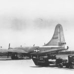 Loading blockbuster bomb on B-29 Marianas