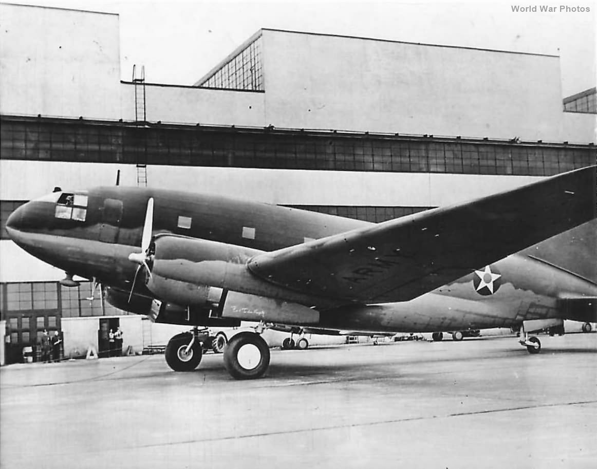 C-46 during tests at Curtiss-Wright Factory Buffalo | World War Photos