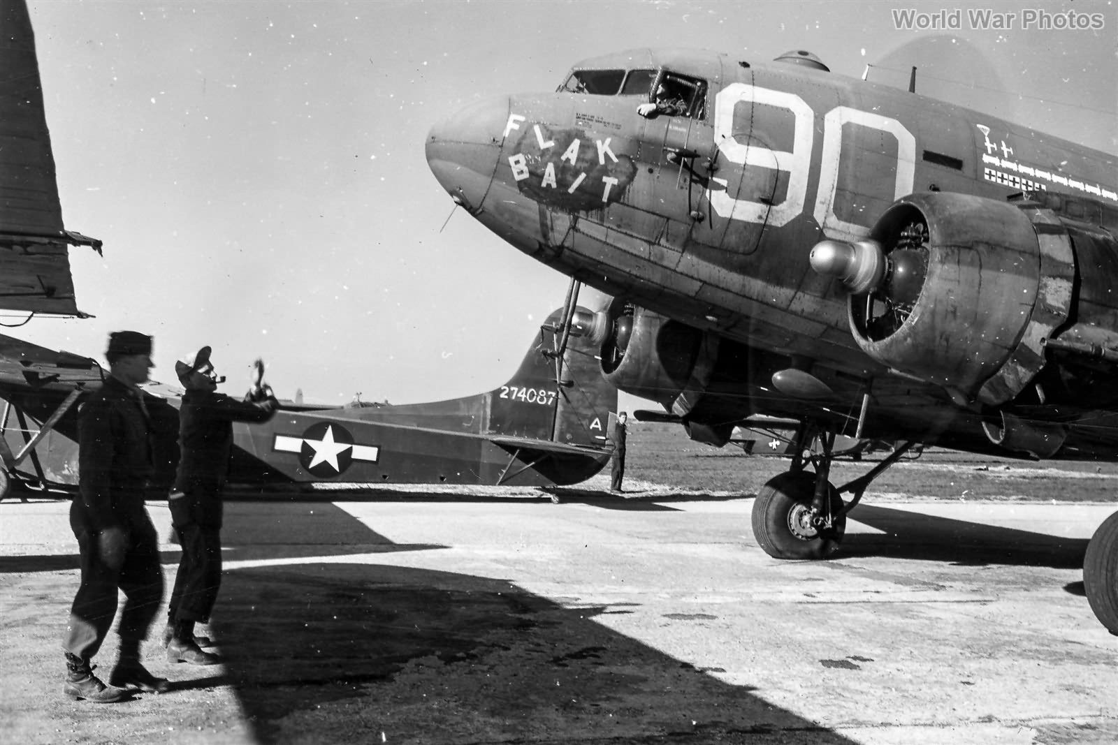 C-47 CG-4 airfield outside Orleans March 24 1945