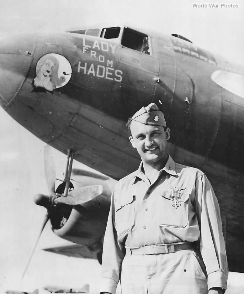 Pilot LtCol John Cerny With C-47