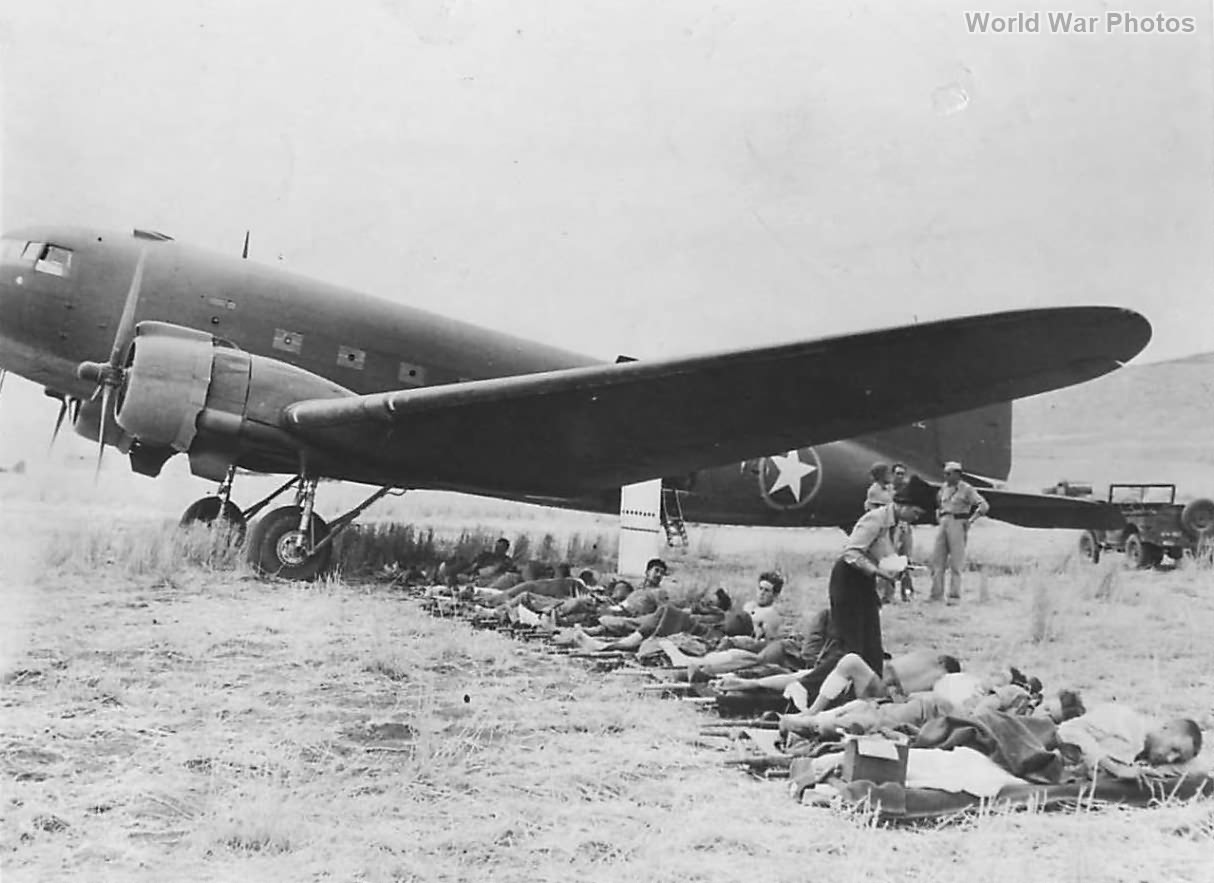 Wounded Italian and Allied Soldiers