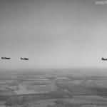 Gliders Towed by C-47 Sytrain Airborne Rhine Crossing March 1945