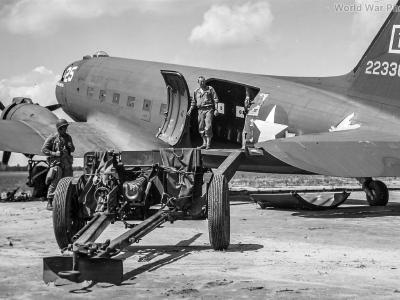 101st AD preparing to load a 57mm AT into C-47