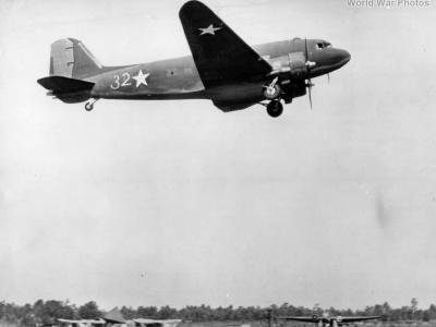 C-47 28483 With Load Paratroopers Fort Bragg