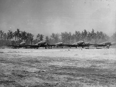 C-47 Aerial Ambulances Evacuate Wounded at Torokina Airfield