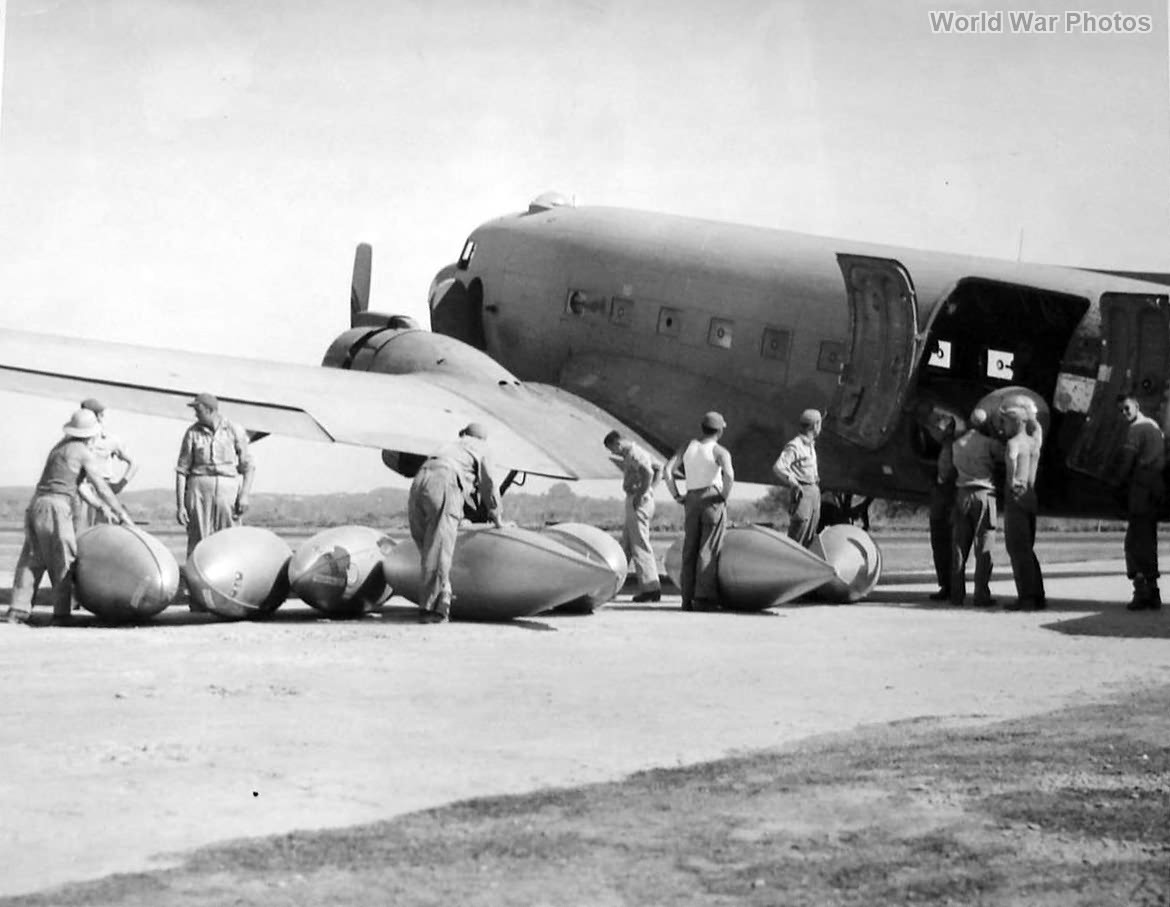 C-47 Dinah Might Fuel Tanks for Arakan Campaign CBI