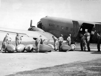 C-47 Dinah Might Fuel Tanks for Arakan Campaign CBI