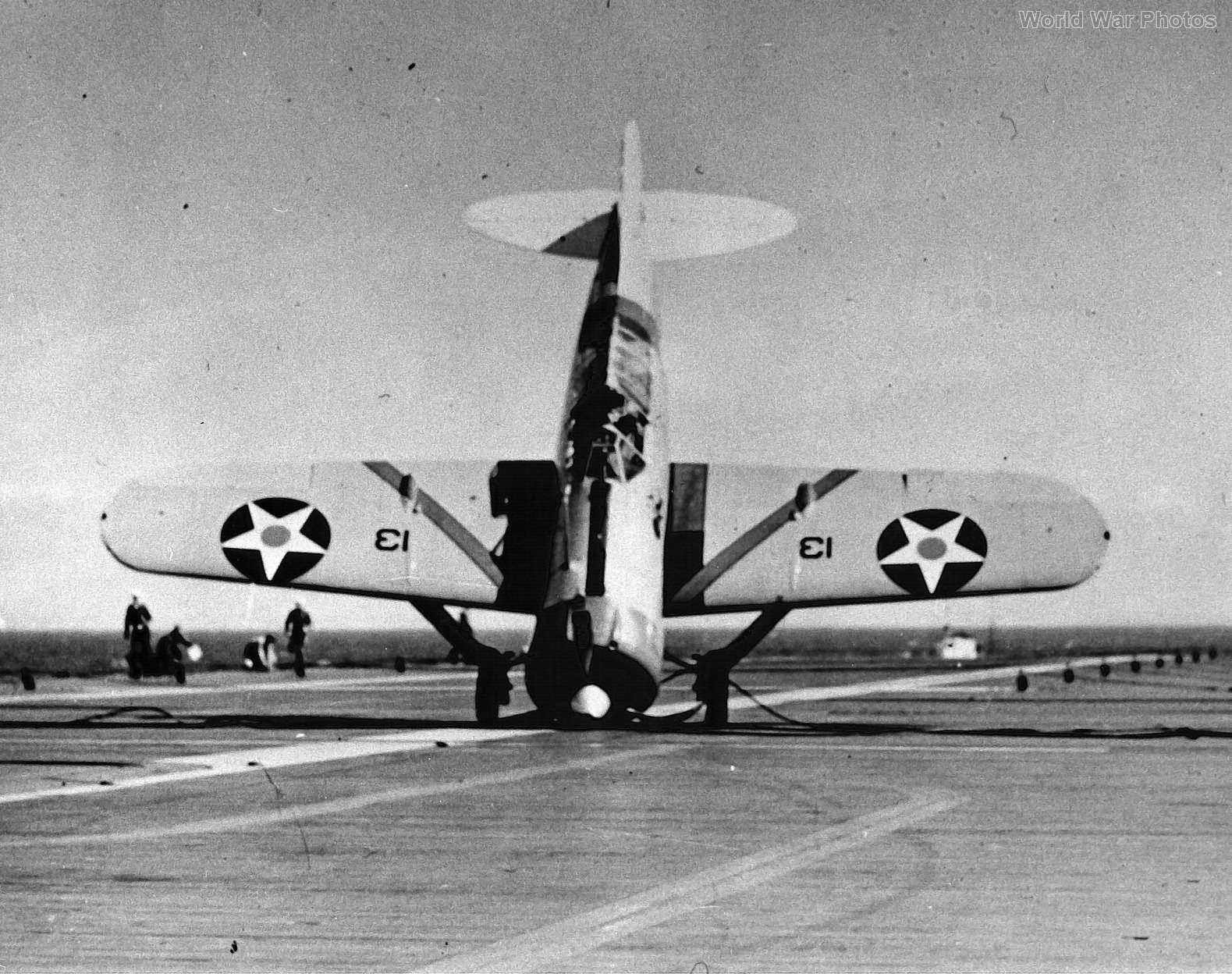 F2A-1 Jimmy Thatch USS Saratoga