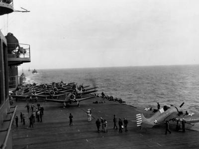 F4F Wildcat code F20 USS Enterprise CV-6 Task Force 16 – 16 April 1942