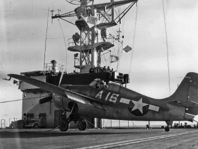 FM-2 Wildcat code A16 of VC-78 on board the escort carrier USS Matanikau CVE-101, 16 November 16 1944