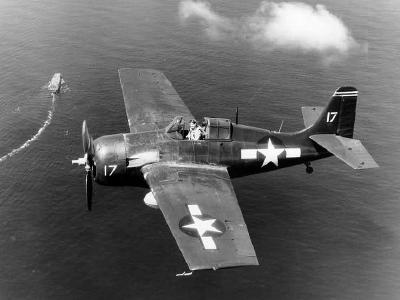 General Motors FM-2 Wildcat „17” of the USS Santee CVE-29