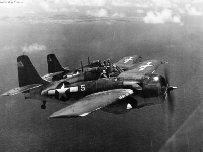 FM-2 from USS White Plains (CVE-66), June 24, 1944 2