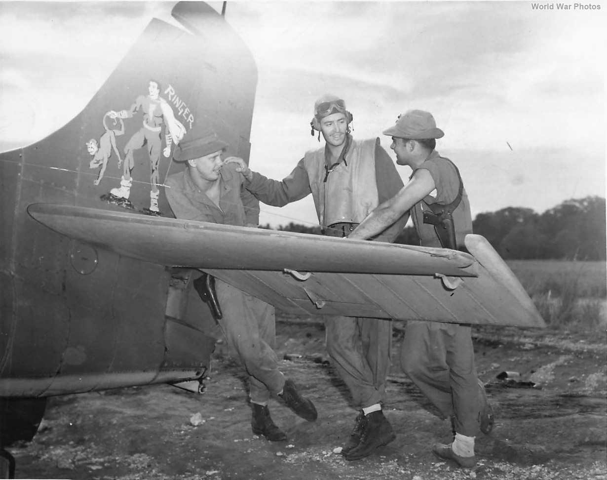 VMF-221 Ace Lt H.K. Winfield by F4F Wildcat 1943