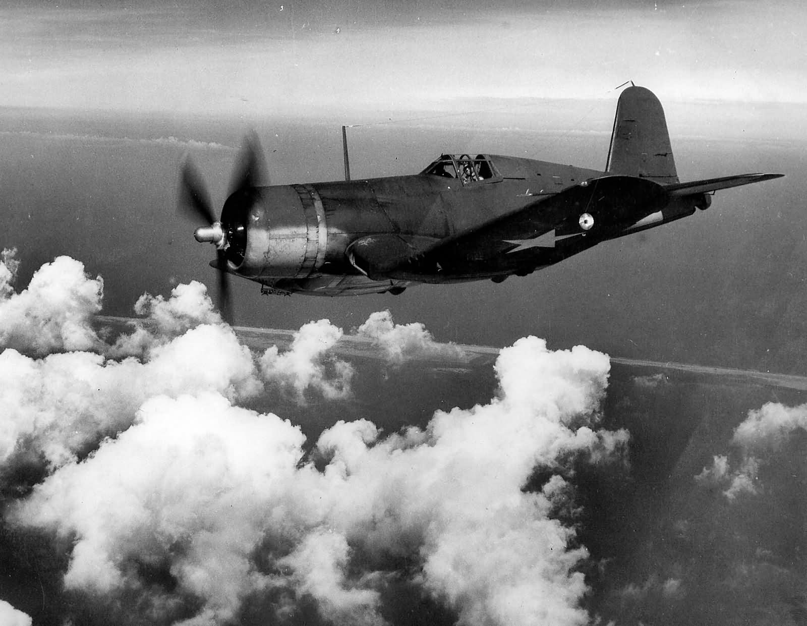 F4U-1 Corsair over Virginia during a test flight – September 29, 1942