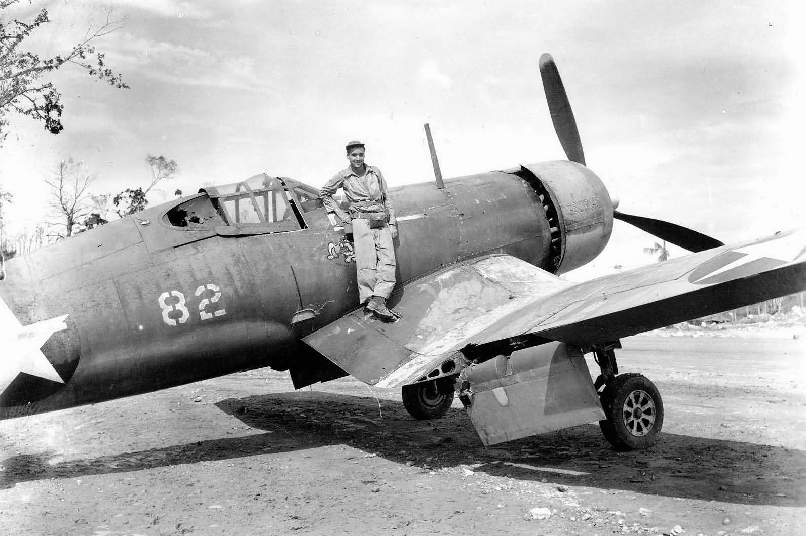 Lt Huidekoper VMF-213 F4U-1 Corsair #82