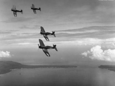 Corsairs of VMF-216 Bulldog Squadron 1944