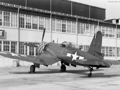 Goodyear XF2G Corsair prototype November 1945