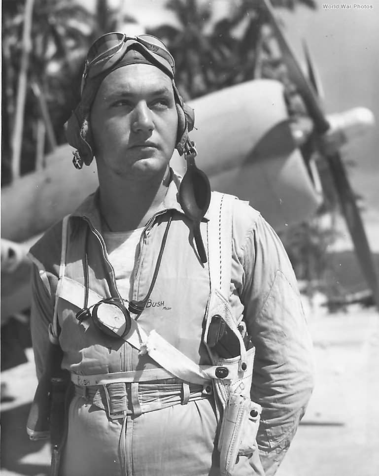 Marine pilot Donald Bush of VMF-212