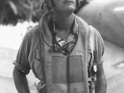 VMF-212 „Hell Hounds” Ace pilot J. P. Travers on Bougainville