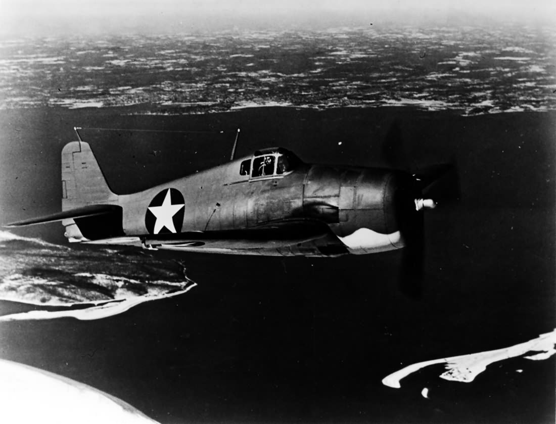 F6F-3 Hellcat in flight, May 1943