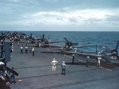 F6F Hellcats color photo