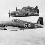 Hellcats Mk I JV163 „G” of No 1840 Squadron FAA Eglinton Northern Ireland