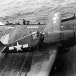 F6F-5 Hellcat #18 of VF(N)-41 aboard USS Independence 10 October 1944