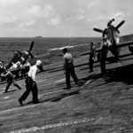 F6F-5s Hellcat of VF-27 USS Independence July 1945