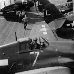 F6F-5 and SB2C USS Randolph 14 August 1945
