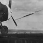 US Pacific Fleet AA fire downs Japanese plane 1945