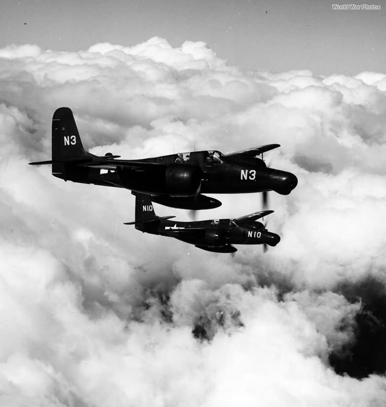 Grumman F7F-3N of the VMF(N)-533 1947