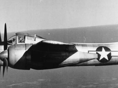 Prototype XF7F-1 Tigercat in Flight