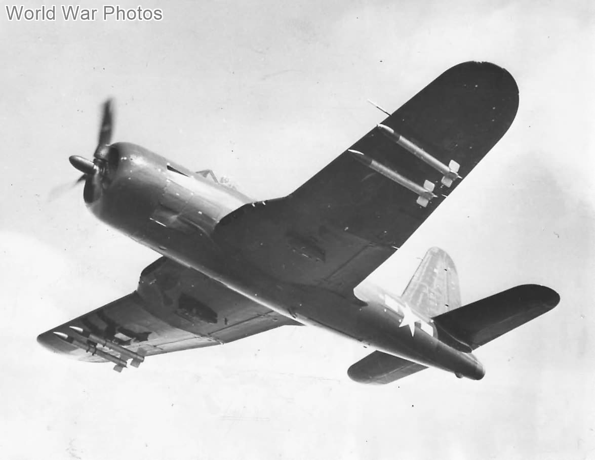 Ryan FR-1 Fireball armed with rockets