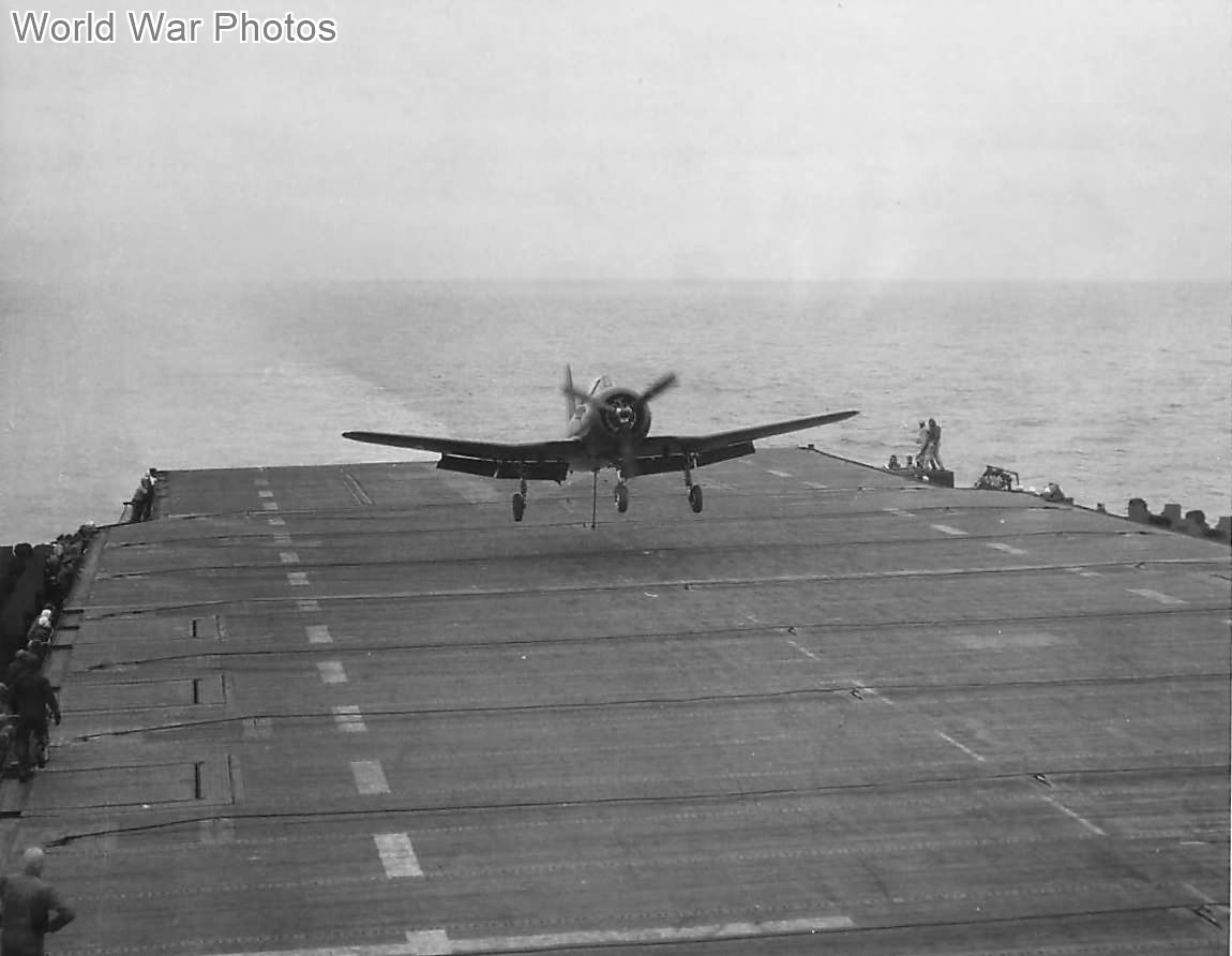 Ryan FR Fireball landing on USS Ranger