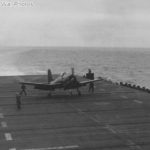 FR-1 during trials aboard USS Charger (CVE-30) January 1945