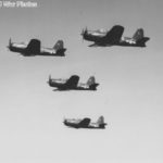 Fireballs of the VF-66 in flight, 1945
