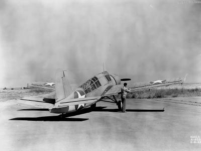 OS2U-2 Kingfisher on the ground on May 6, 1943