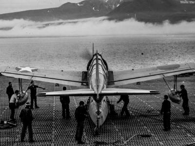 OS2U of the FAW 4 in Aleutians 1943