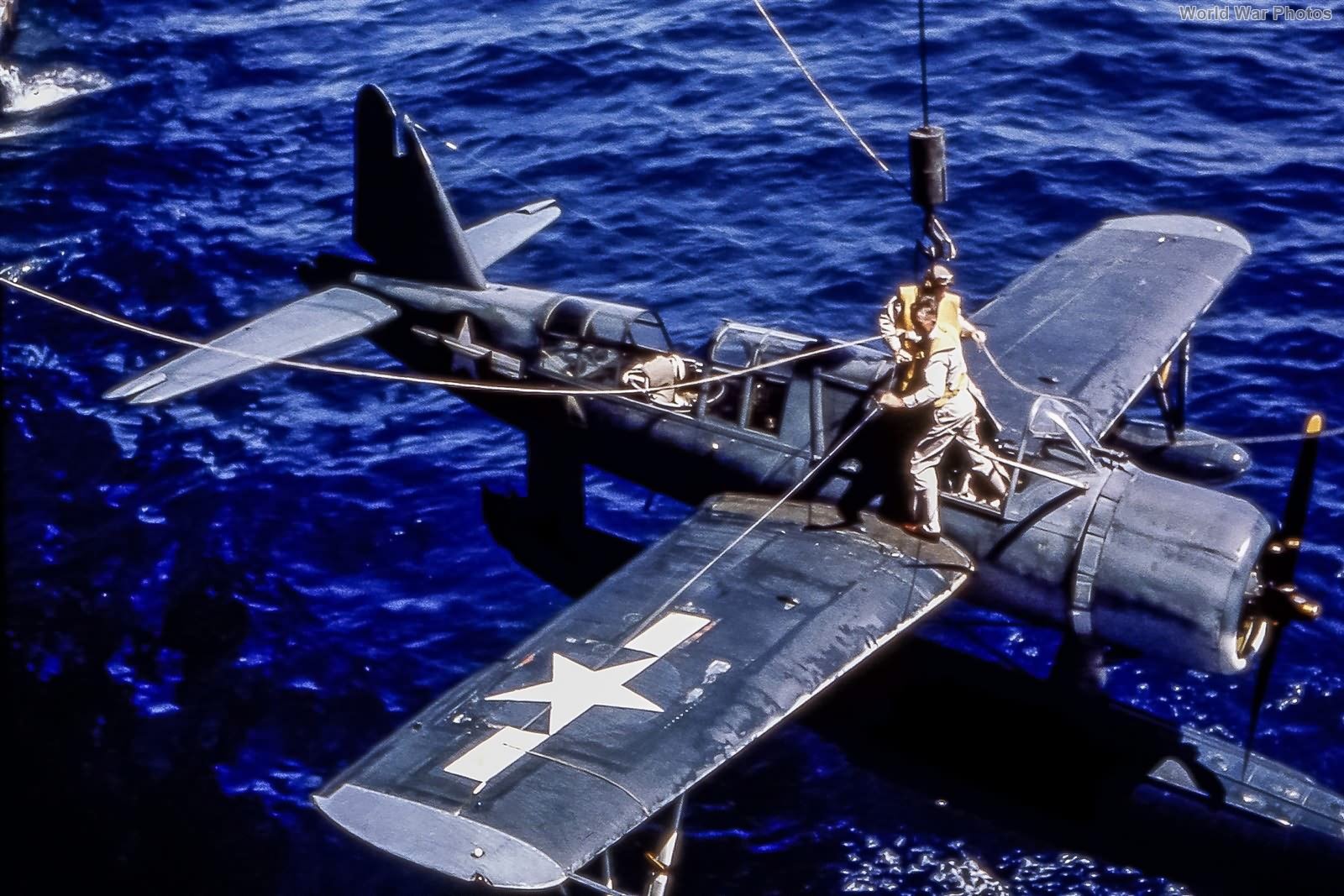 OS2U in color PTO 1945