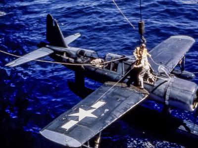 OS2U in color PTO 1945
