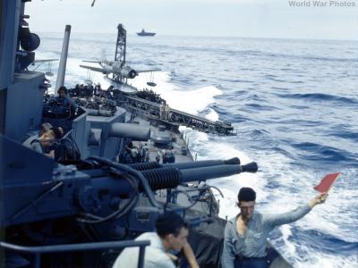 USS Mobile enroute to Marcus Island