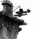 OS2U USS Charger ACV-30 in 1942