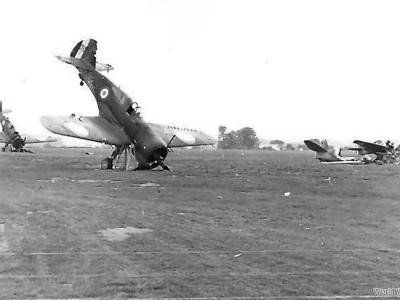 Curtiss H-75A-4 at Les Mureaux 1940