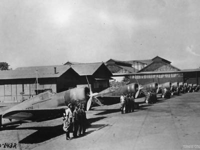 Netherlands East Indies pilots with Hawks 1941 Bandoeng Java